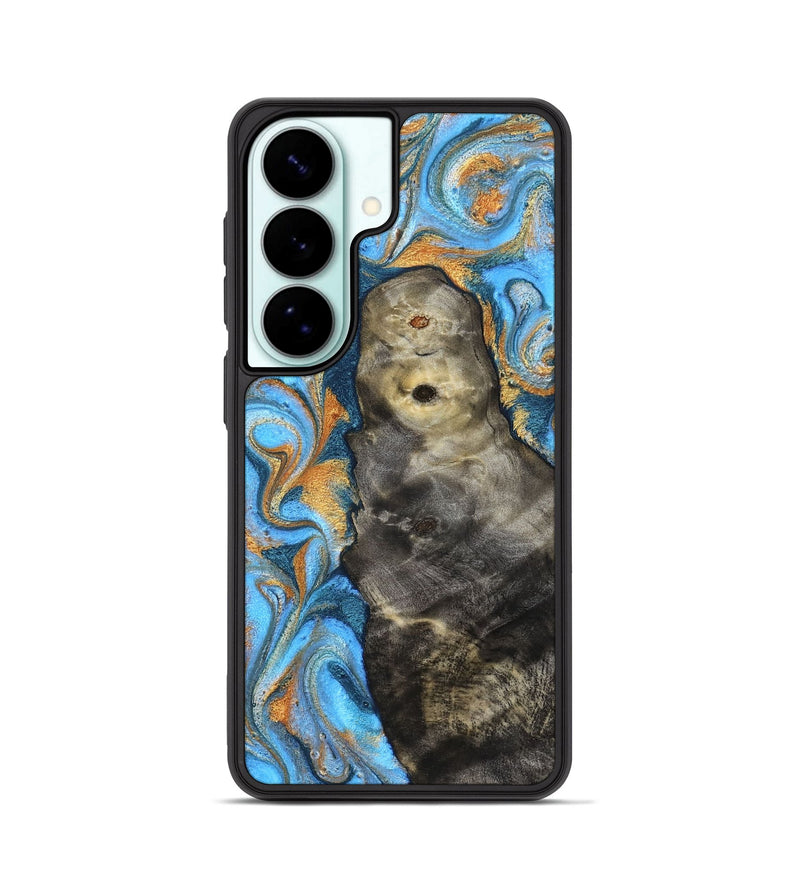 Galaxy S26 Wood Phone Case - Ike (Teal & Gold, 831481)