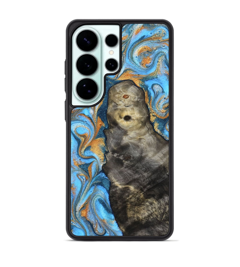 Galaxy S26 Ultra Wood Phone Case - Ike (Teal & Gold, 831481)