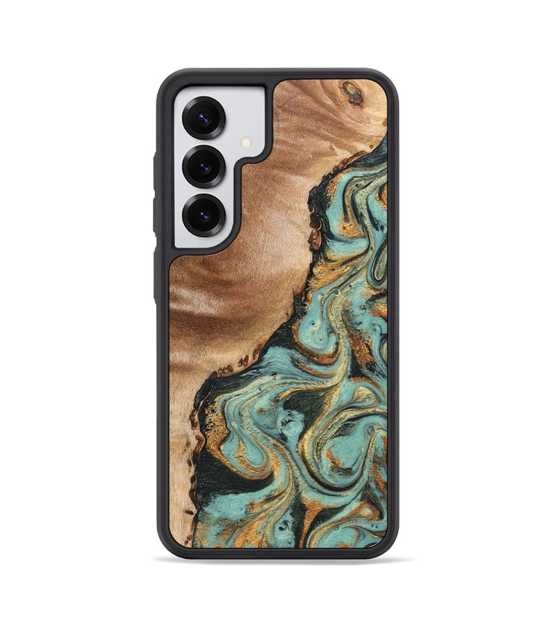 Galaxy S25 Wood Phone Case - Emmit (Green, 831485)