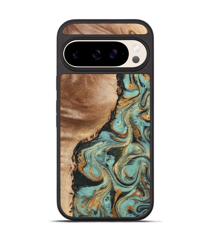 Pixel 10 Wood Phone Case - Emmit (Green, 831485)