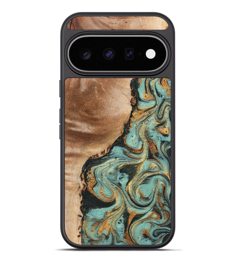 Pixel 11 Pro XL Wood Phone Case - Emmit (Green, 831485)