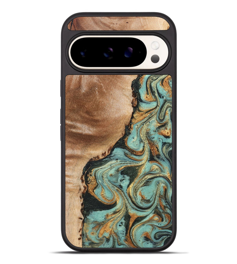 Pixel 9 Pro XL Wood Phone Case - Emmit (Green, 831485)