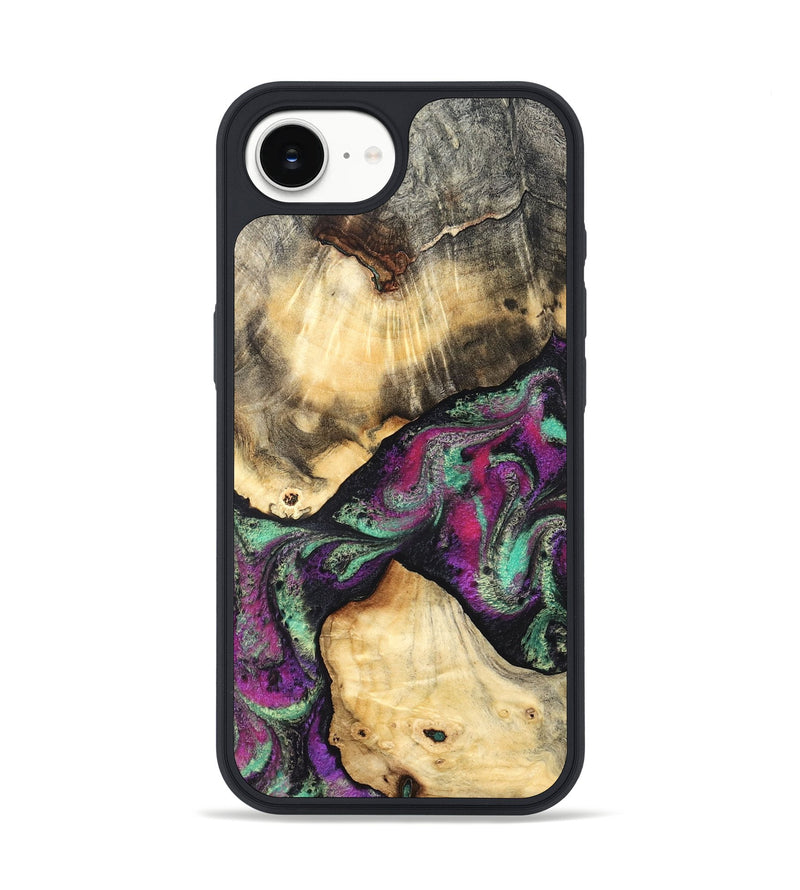 iPhone 17e Wood Phone Case - Pansy (Purple, 831487)