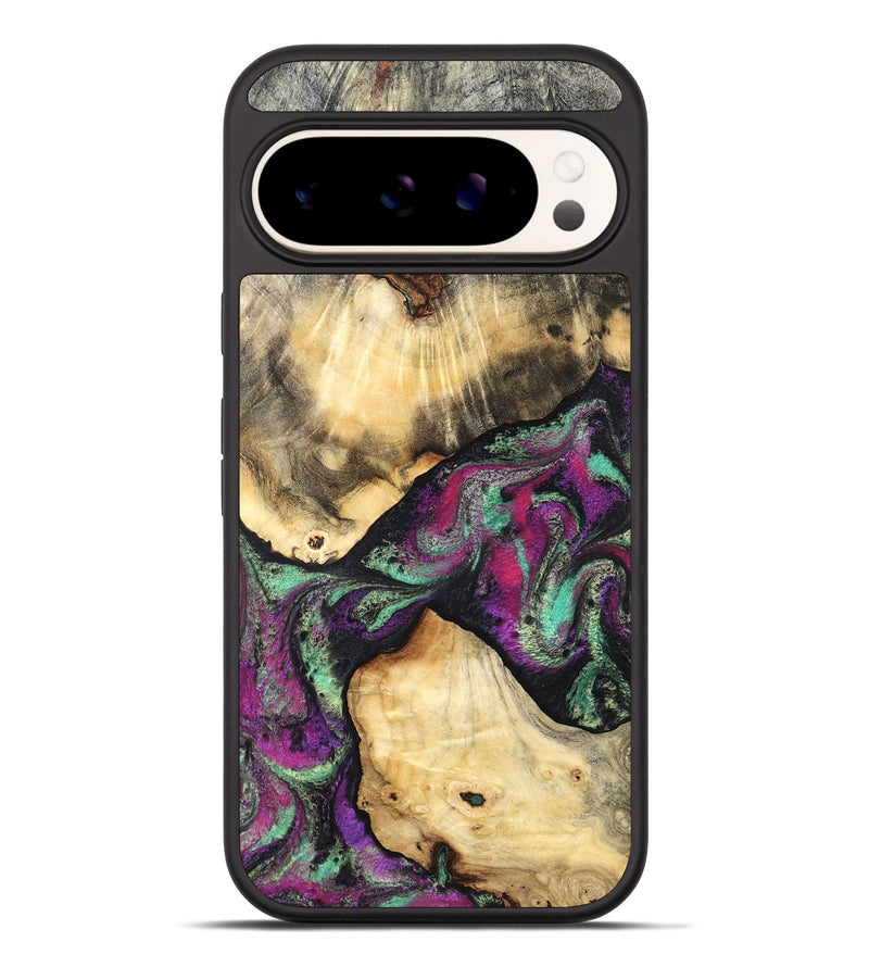 Pixel 9 Pro XL Wood Phone Case - Pansy (Purple, 831487)