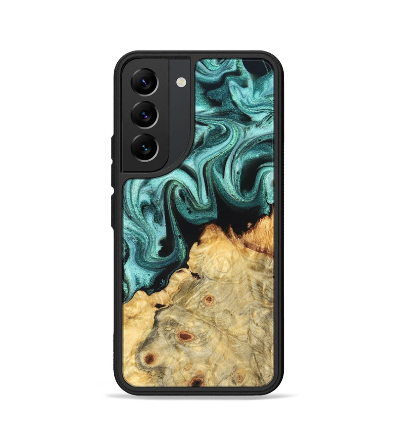 Galaxy S22 Wood Phone Case - Fisher (Green, 831490)
