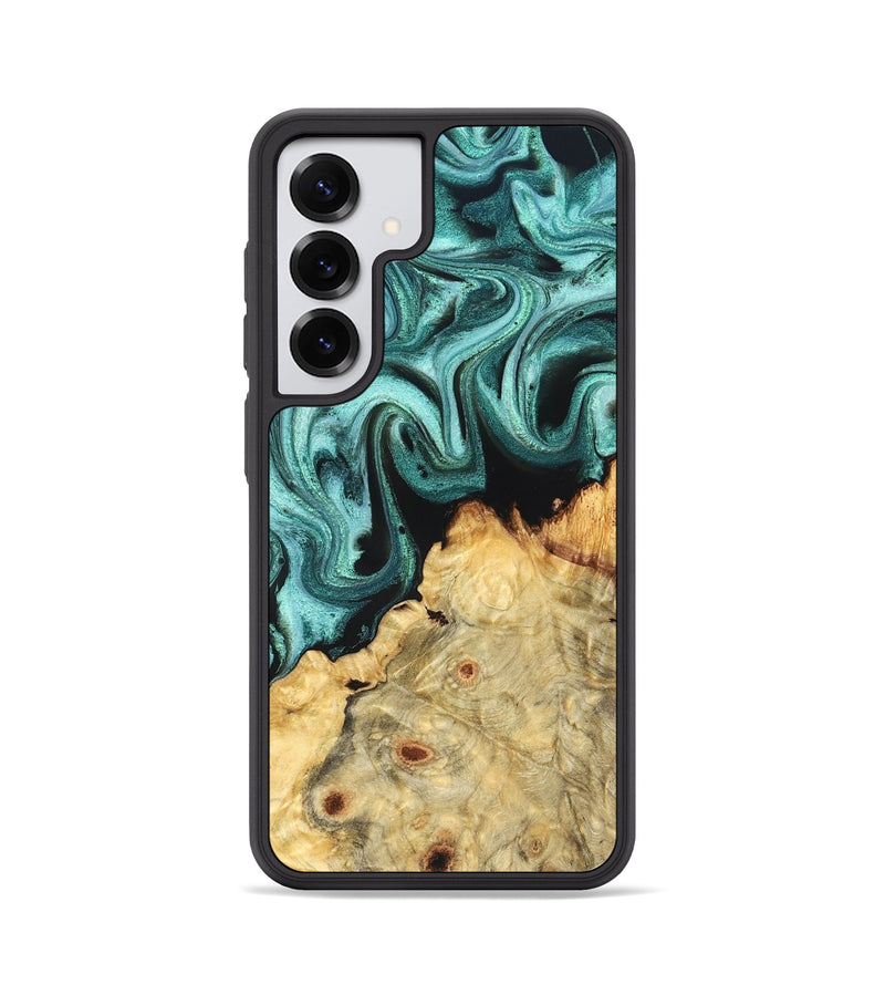 Galaxy S25 Wood Phone Case - Fisher (Green, 831490)