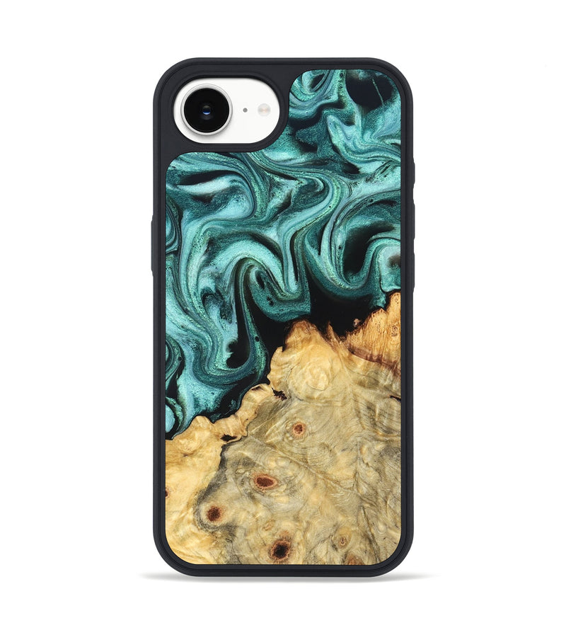 iPhone 17e Wood Phone Case - Fisher (Green, 831490)