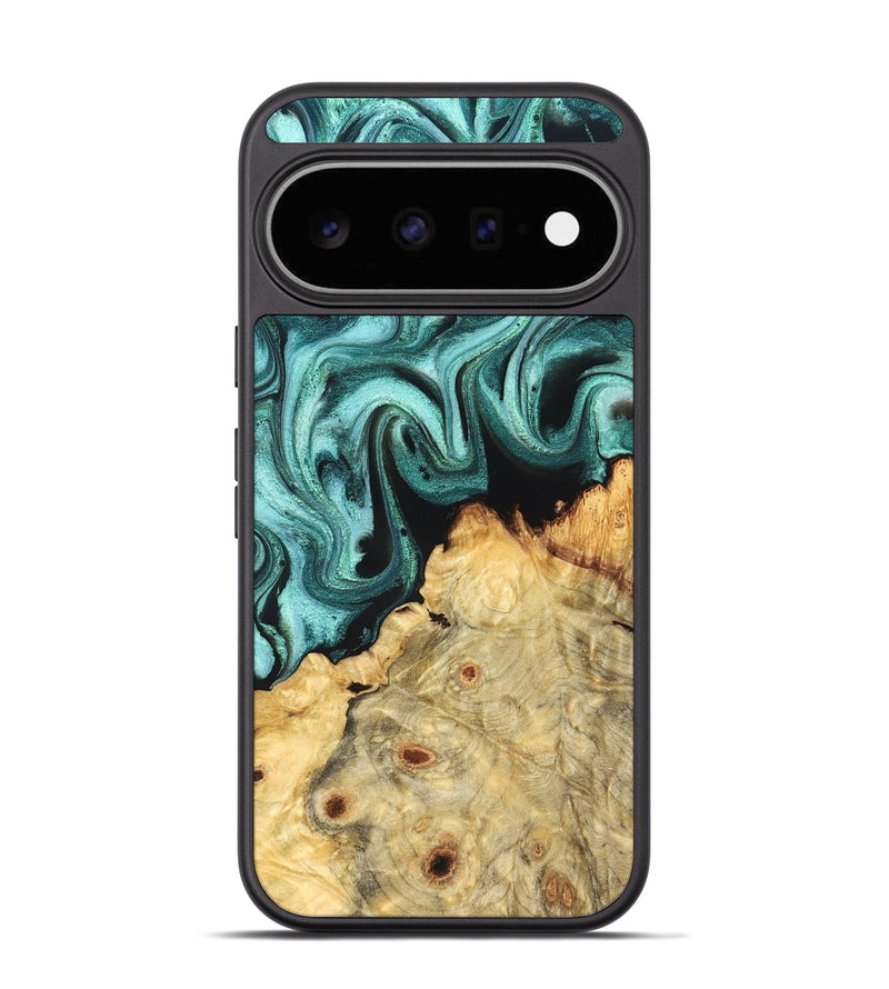 Pixel 11 Wood Phone Case - Fisher (Green, 831490)