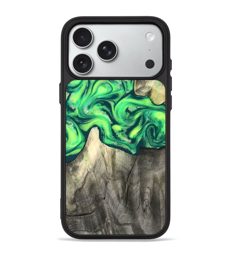 iPhone 18 Pro Max Wood Phone Case - Santana (Neon, 831491)
