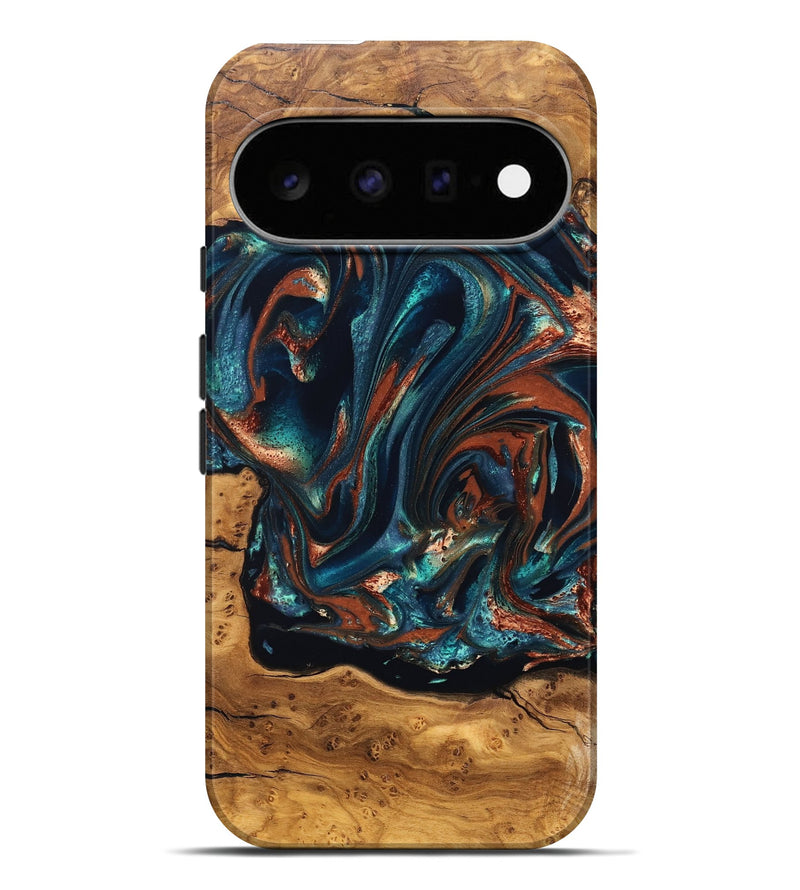 Pixel 11 Pro XL Wood Live Edge Phone Case - Ashlie (Ancient Olive, 831590)