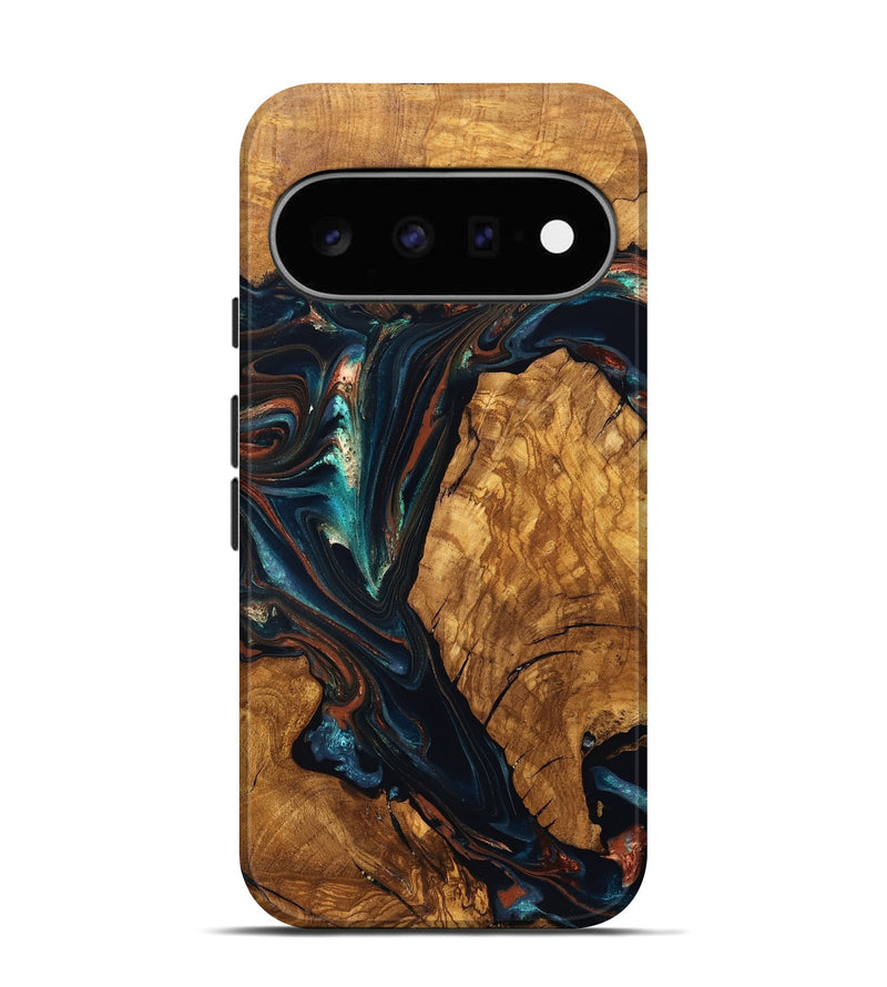 Pixel 11 Wood Live Edge Phone Case - Miller (Ancient Olive, 831592)