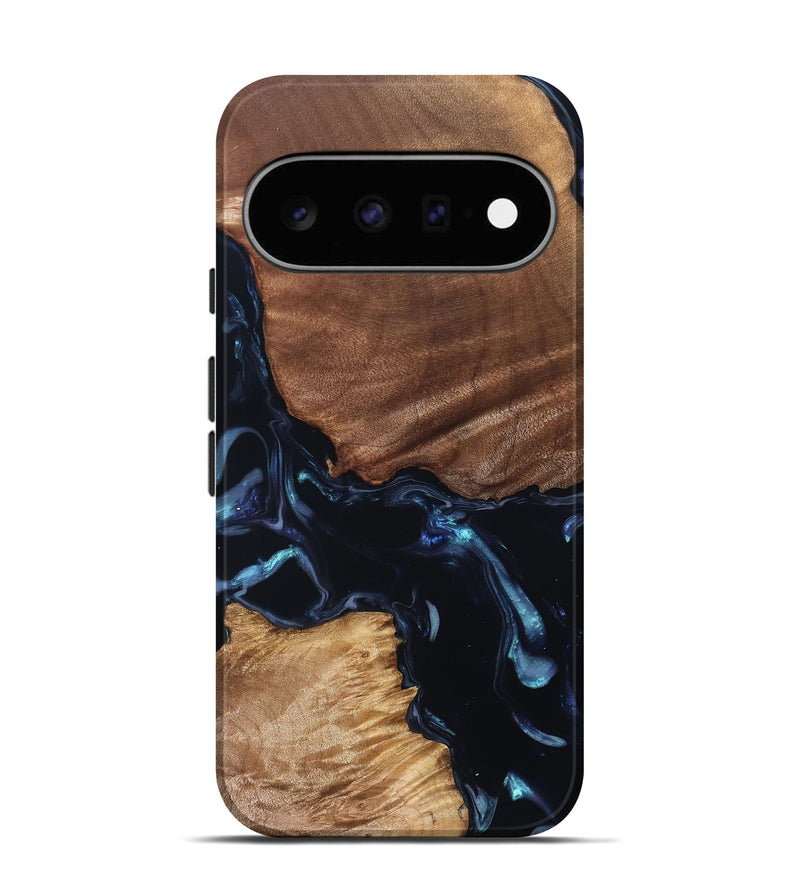 Pixel 11 Wood Live Edge Phone Case - Kirby (Blue, 831597)