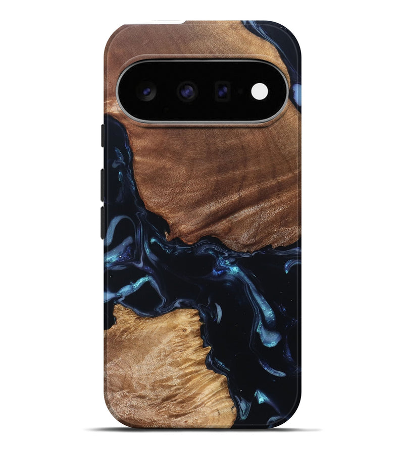 Pixel 11 Pro XL Wood Live Edge Phone Case - Kirby (Blue, 831597)