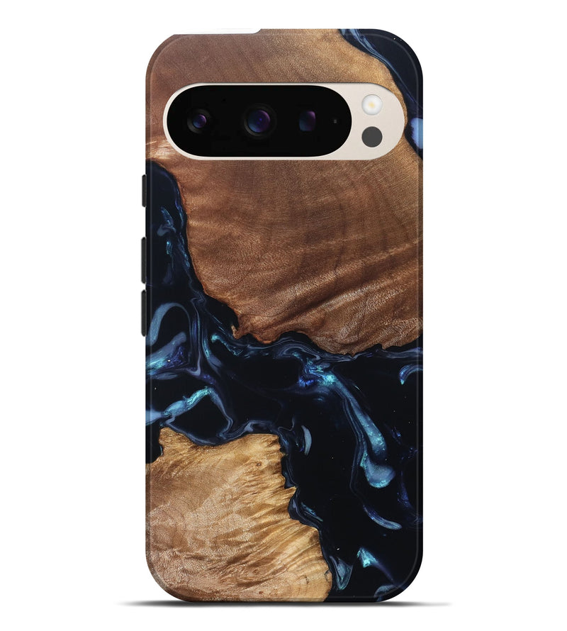 Pixel 9 Pro XL Wood Live Edge Phone Case - Kirby (Blue, 831597)