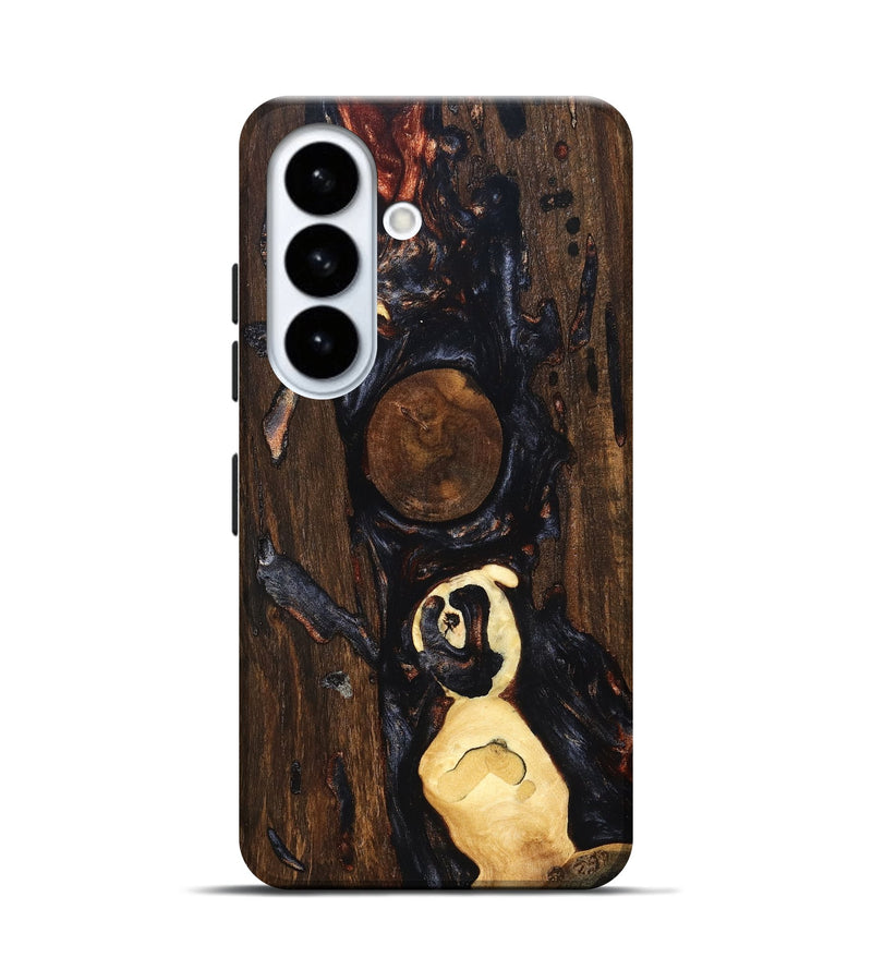 Galaxy S26 Wood Live Edge Phone Case - Omarion (Red, 831602)