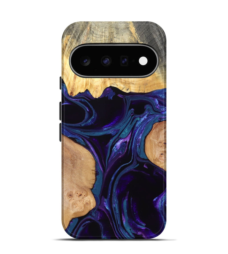 Pixel 11 Wood Live Edge Phone Case - Odessa (Purple, 831609)