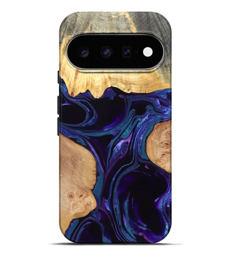 Pixel 11 Pro XL Wood Live Edge Phone Case - Odessa (Purple, 831609)