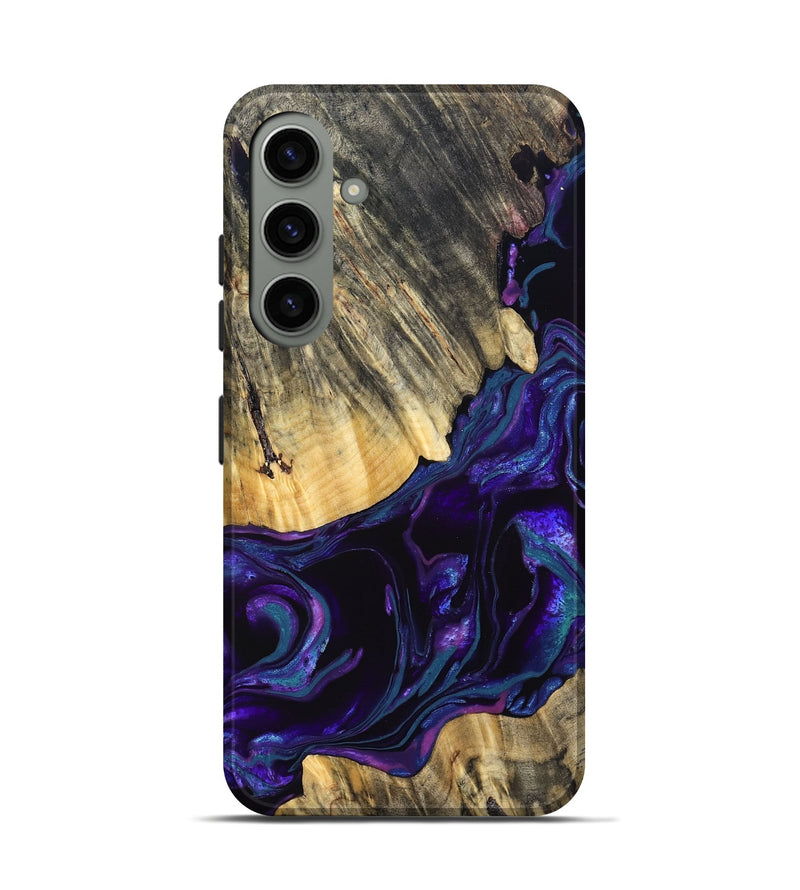 Galaxy S24 Wood Live Edge Phone Case - Shawnte (Purple, 831610)