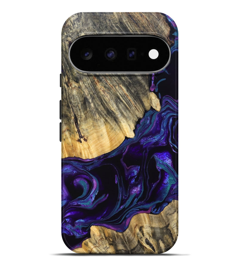 Pixel 11 Pro XL Wood Live Edge Phone Case - Shawnte (Purple, 831610)
