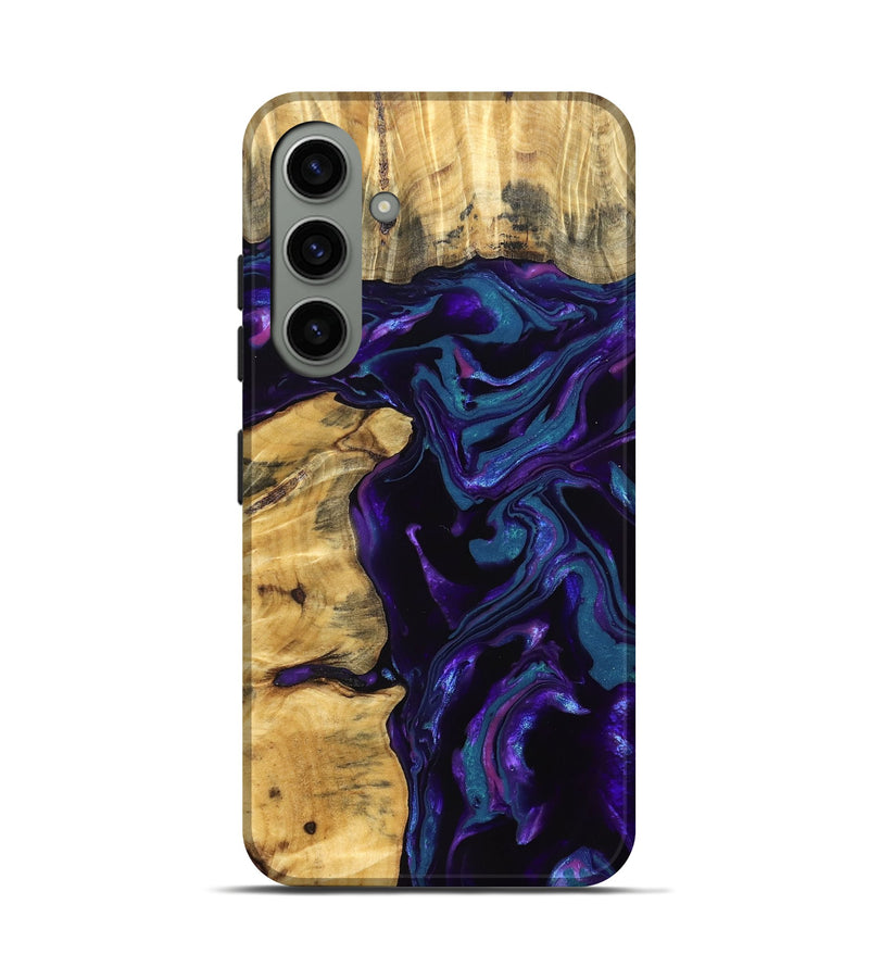 Galaxy S24 Wood Live Edge Phone Case - Todd (Purple, 831613)
