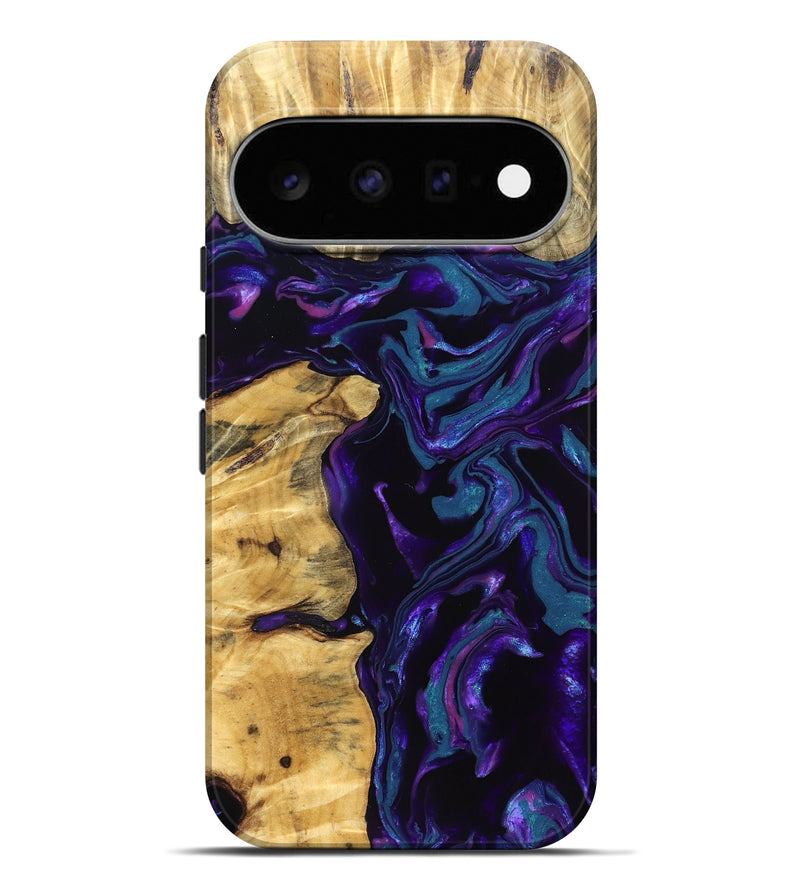 Pixel 11 Pro XL Wood Live Edge Phone Case - Todd (Purple, 831613)