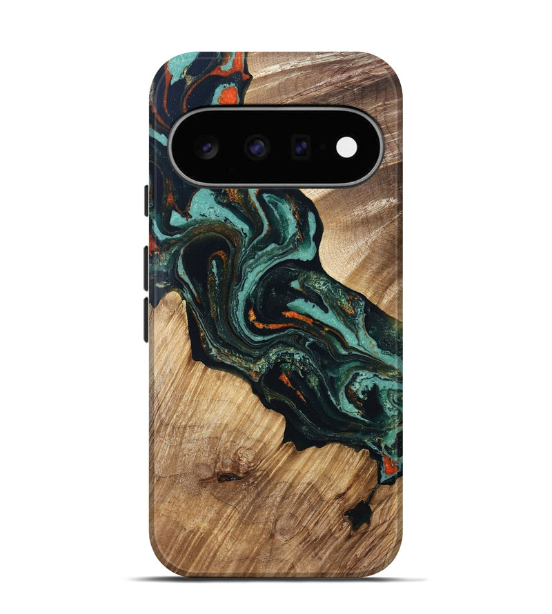 Pixel 11 Wood Live Edge Phone Case - Jacoby (Green, 831617)
