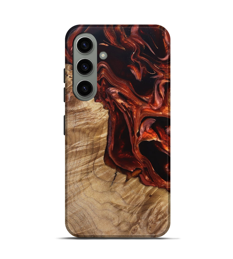 Galaxy S24 Wood Live Edge Phone Case - Avi (Red, 831629)