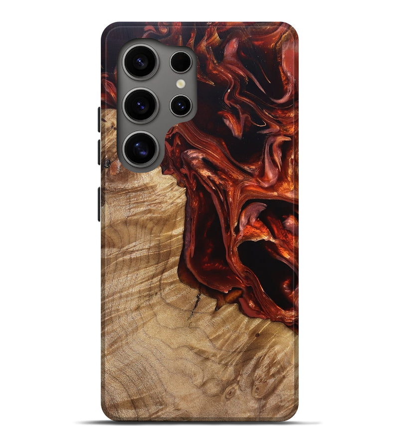 Galaxy S25 Ultra Wood Live Edge Phone Case - Avi (Red, 831629)