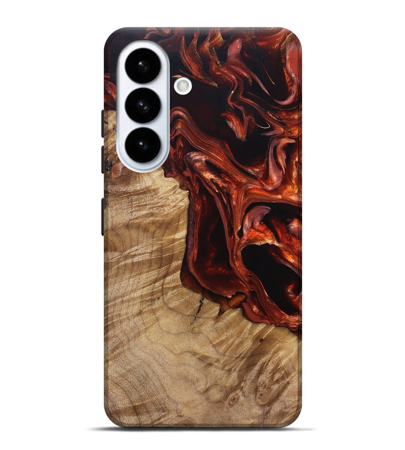 Galaxy S26 Plus Wood Live Edge Phone Case - Avi (Red, 831629)