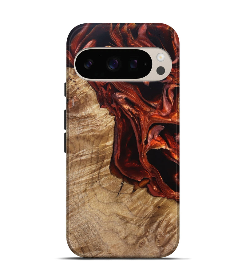 Pixel 10 Wood Live Edge Phone Case - Avi (Red, 831629)