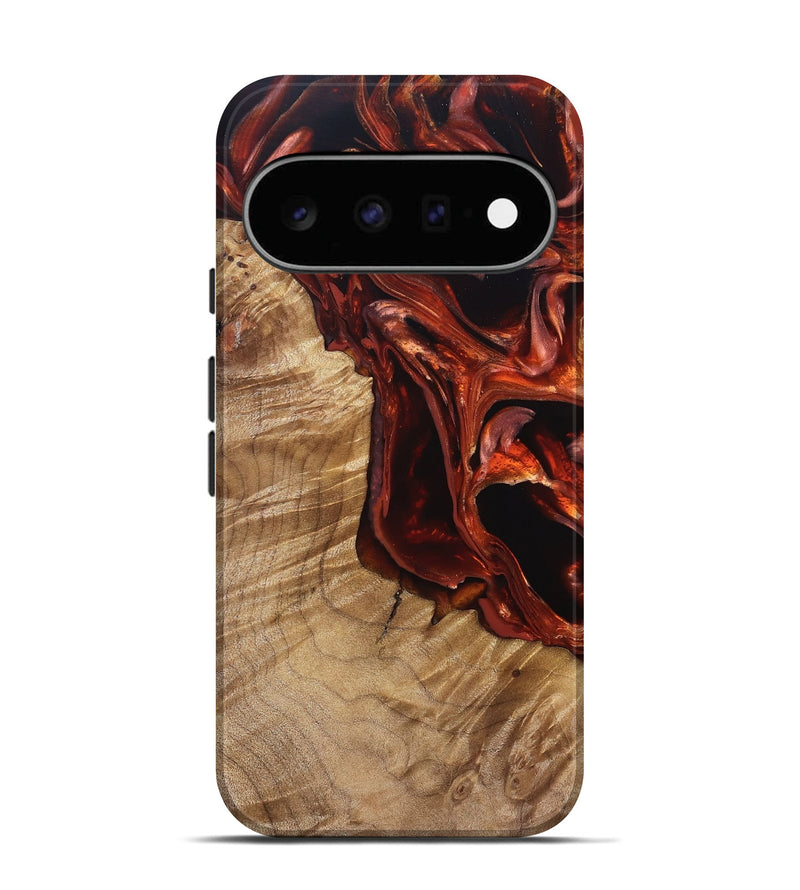 Pixel 11 Wood Live Edge Phone Case - Avi (Red, 831629)