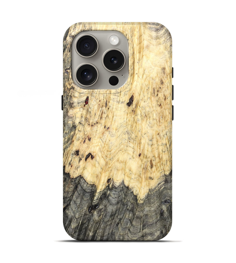 iPhone 16 Pro Wood Live Edge Phone Case - Lawson (Solid Wood, 831633)