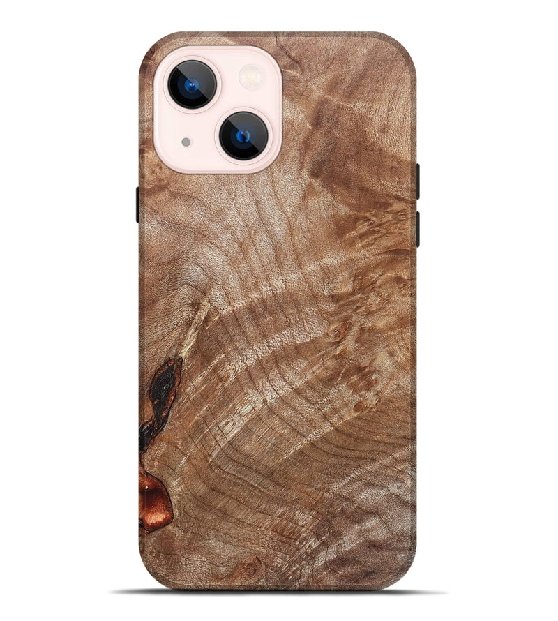 iPhone 14 Plus Wood Live Edge Phone Case - Lorri (Solid Wood, 831636)