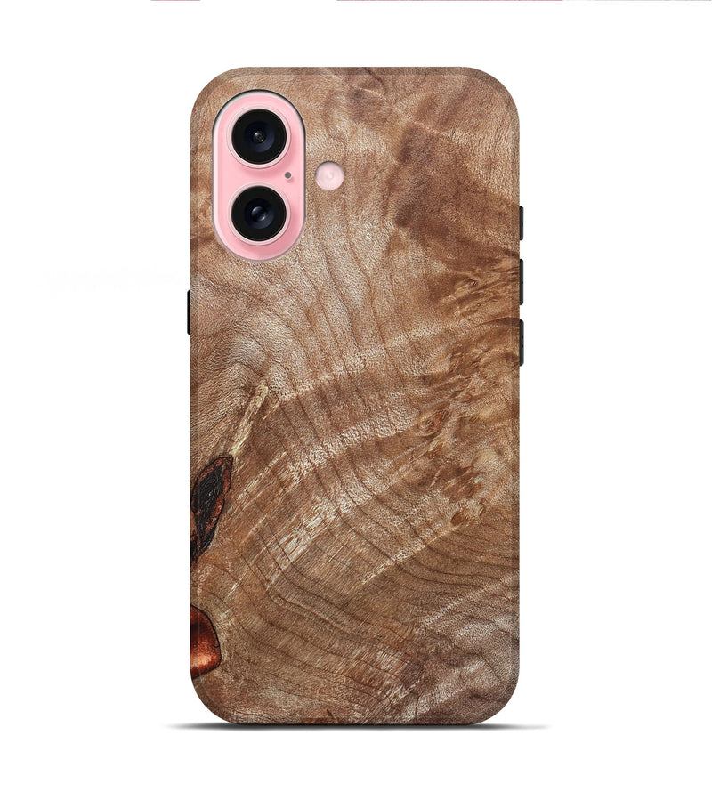 iPhone 16 Wood Live Edge Phone Case - Lorri (Solid Wood, 831636)