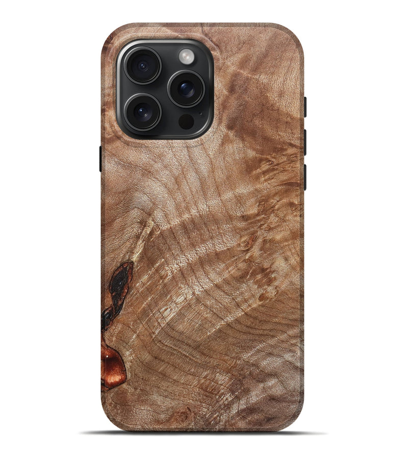 iPhone 16 Pro Max Wood Live Edge Phone Case - Lorri (Solid Wood, 831636)