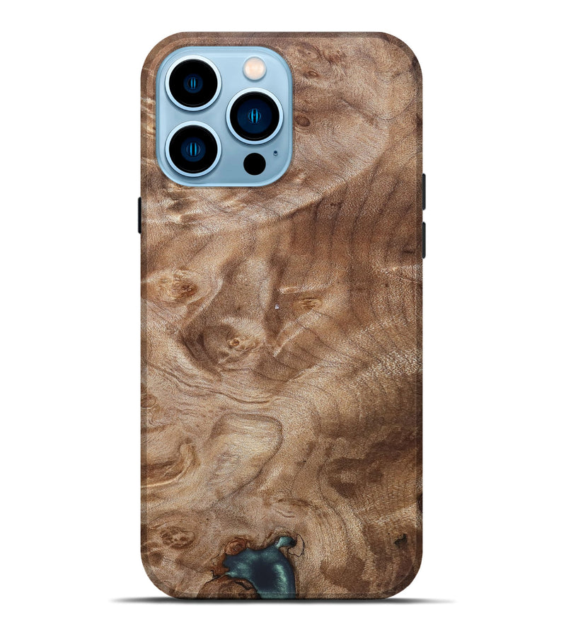 iPhone 14 Pro Max Wood Live Edge Phone Case - Verla (Solid Wood, 831638)