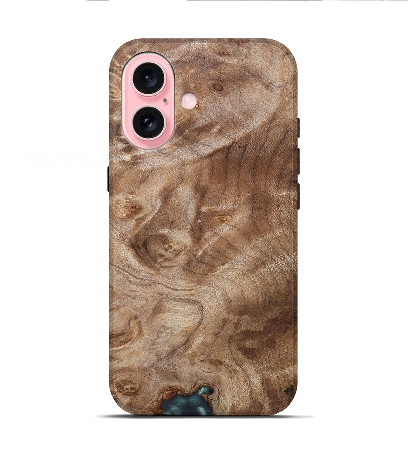 iPhone 16 Wood Live Edge Phone Case - Verla (Solid Wood, 831638)