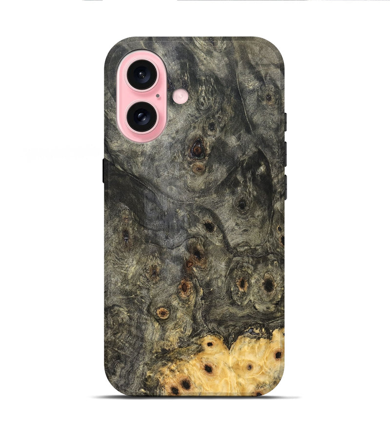 iPhone 16 Wood Live Edge Phone Case - Rory (Solid Wood, 831640)