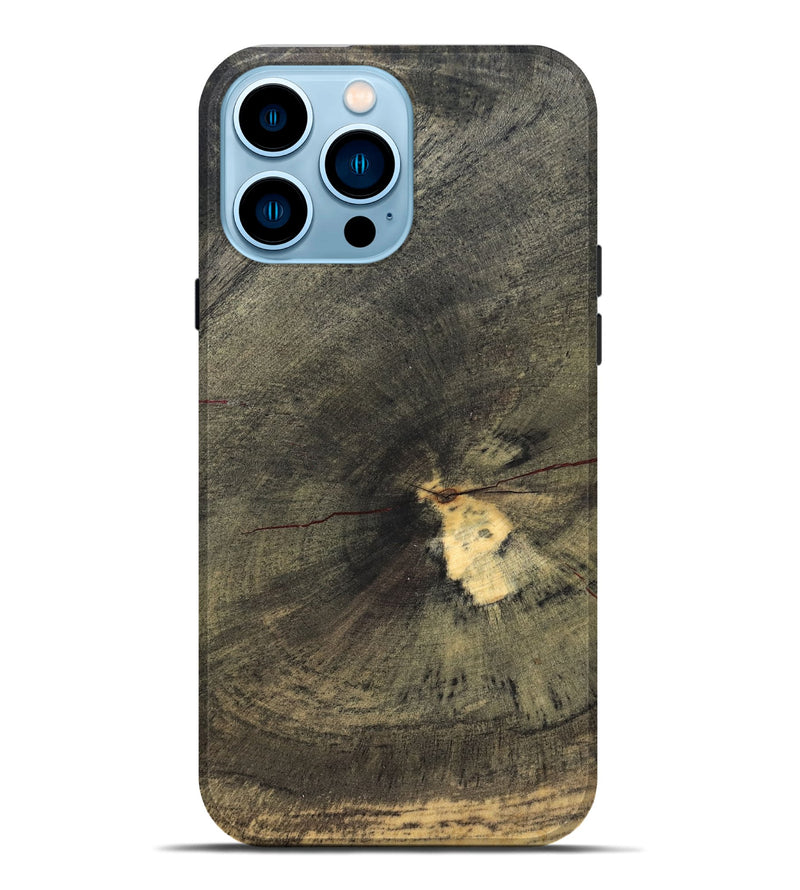 iPhone 14 Pro Max Wood Live Edge Phone Case - Freeman (Solid Wood, 831641)