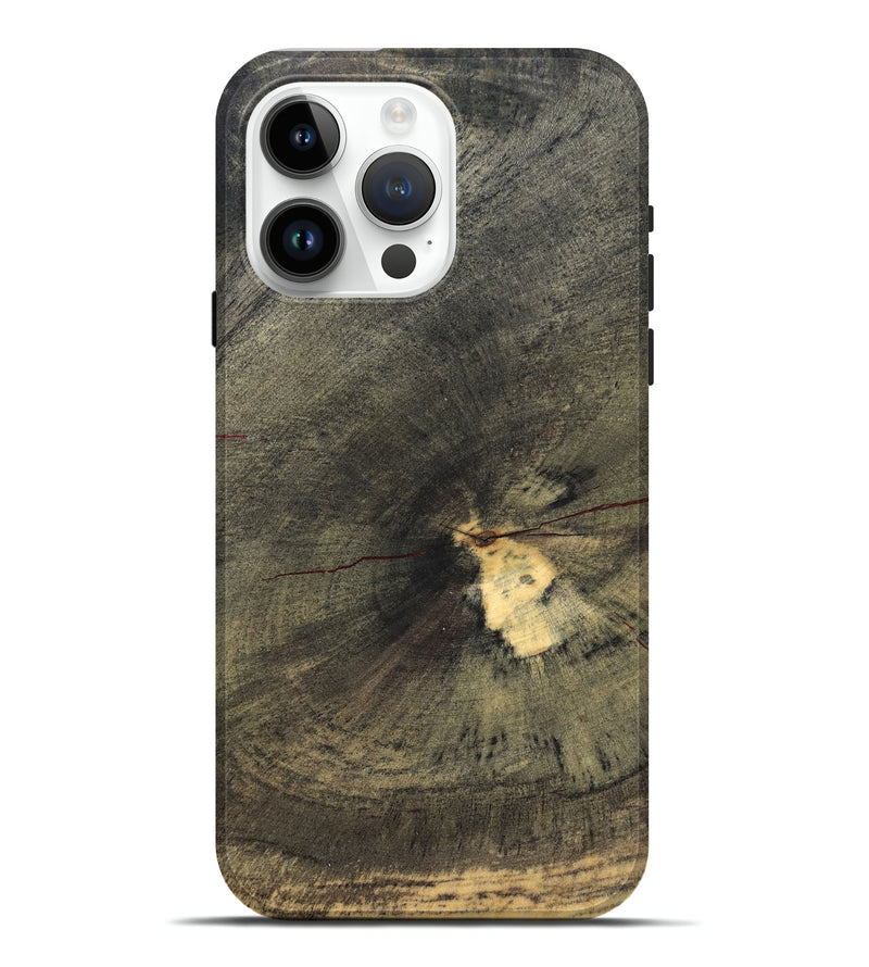 iPhone 15 Pro Max Wood Live Edge Phone Case - Freeman (Solid Wood, 831641)