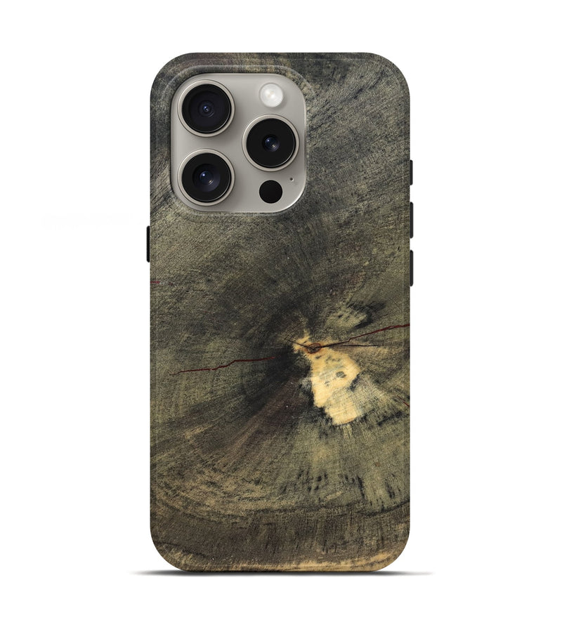 iPhone 16 Pro Wood Live Edge Phone Case - Freeman (Solid Wood, 831641)