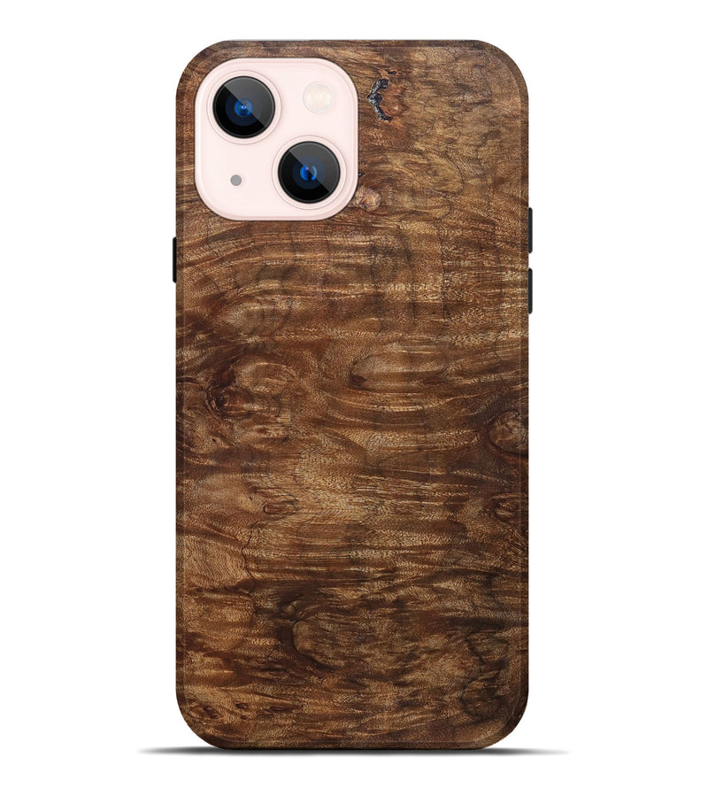 iPhone 14 Plus Wood Live Edge Phone Case - Viola (Solid Wood, 831642)