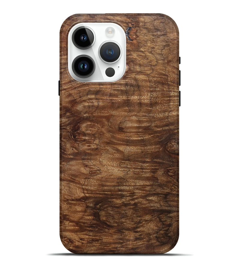iPhone 15 Pro Max Wood Live Edge Phone Case - Viola (Solid Wood, 831642)