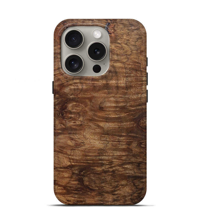 iPhone 16 Pro Wood Live Edge Phone Case - Viola (Solid Wood, 831642)