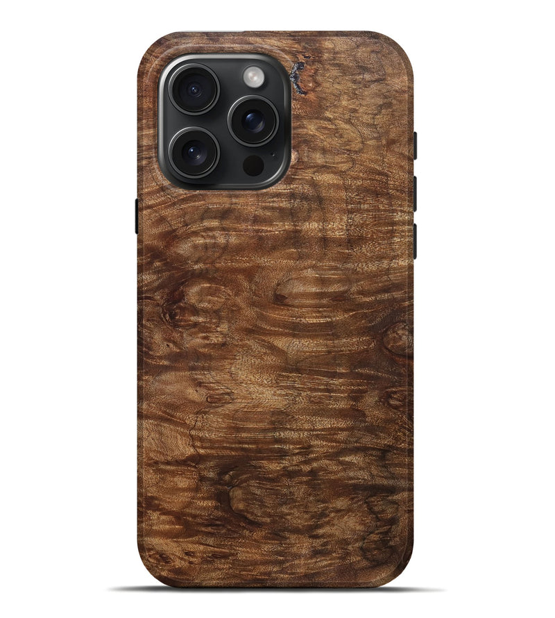 iPhone 16 Pro Max Wood Live Edge Phone Case - Viola (Solid Wood, 831642)