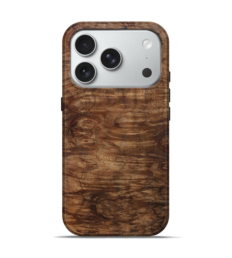 iPhone 18 Pro Wood Live Edge Phone Case - Viola (Solid Wood, 831642)