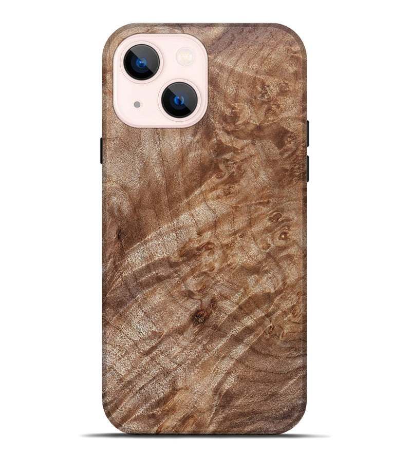 iPhone 14 Plus Wood Live Edge Phone Case - Dee (Solid Wood, 831644)