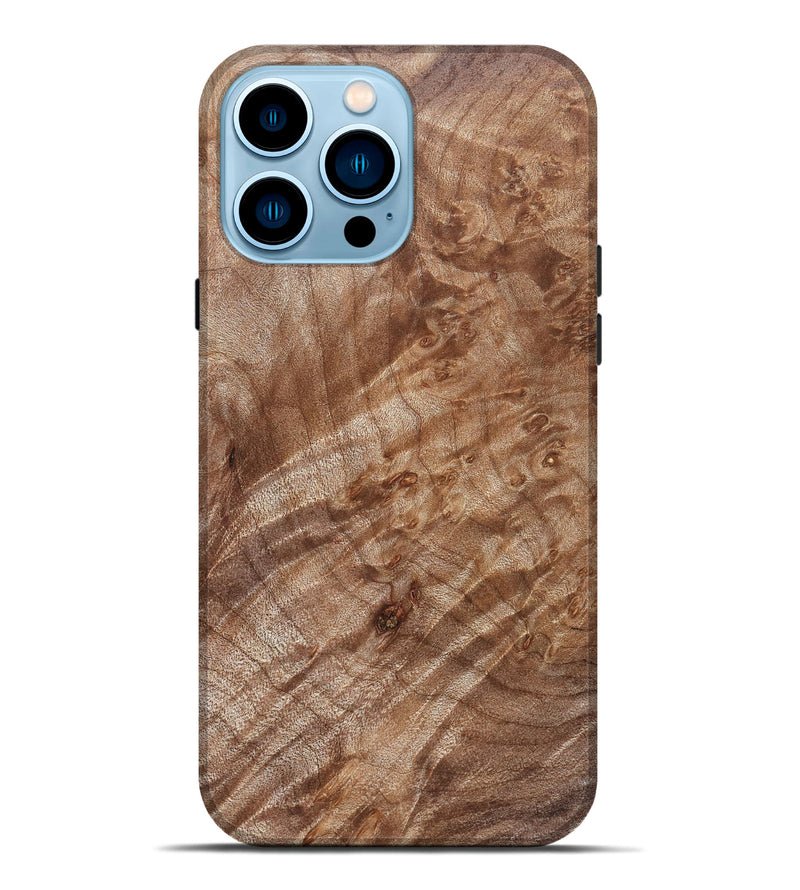 iPhone 14 Pro Max Wood Live Edge Phone Case - Dee (Solid Wood, 831644)
