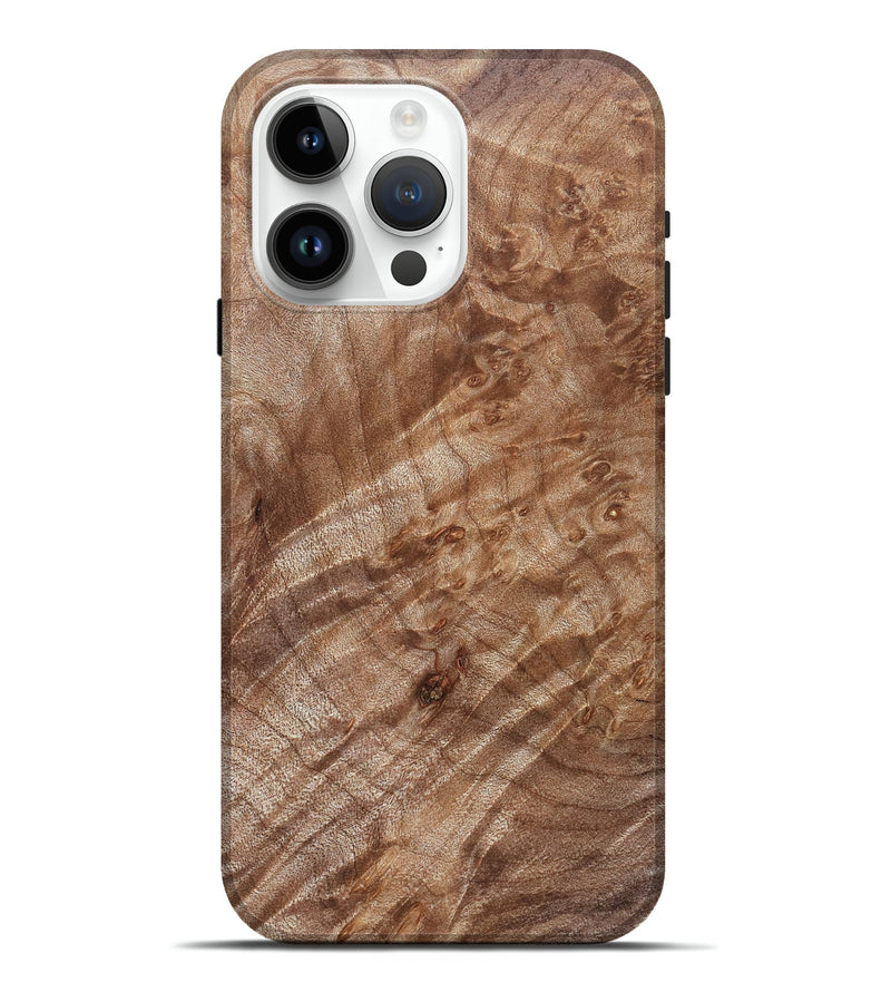 iPhone 15 Pro Max Wood Live Edge Phone Case - Dee (Solid Wood, 831644)