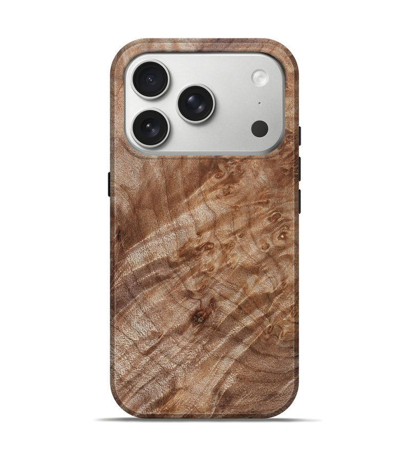 iPhone 17 Pro Wood Live Edge Phone Case - Dee (Solid Wood, 831644)